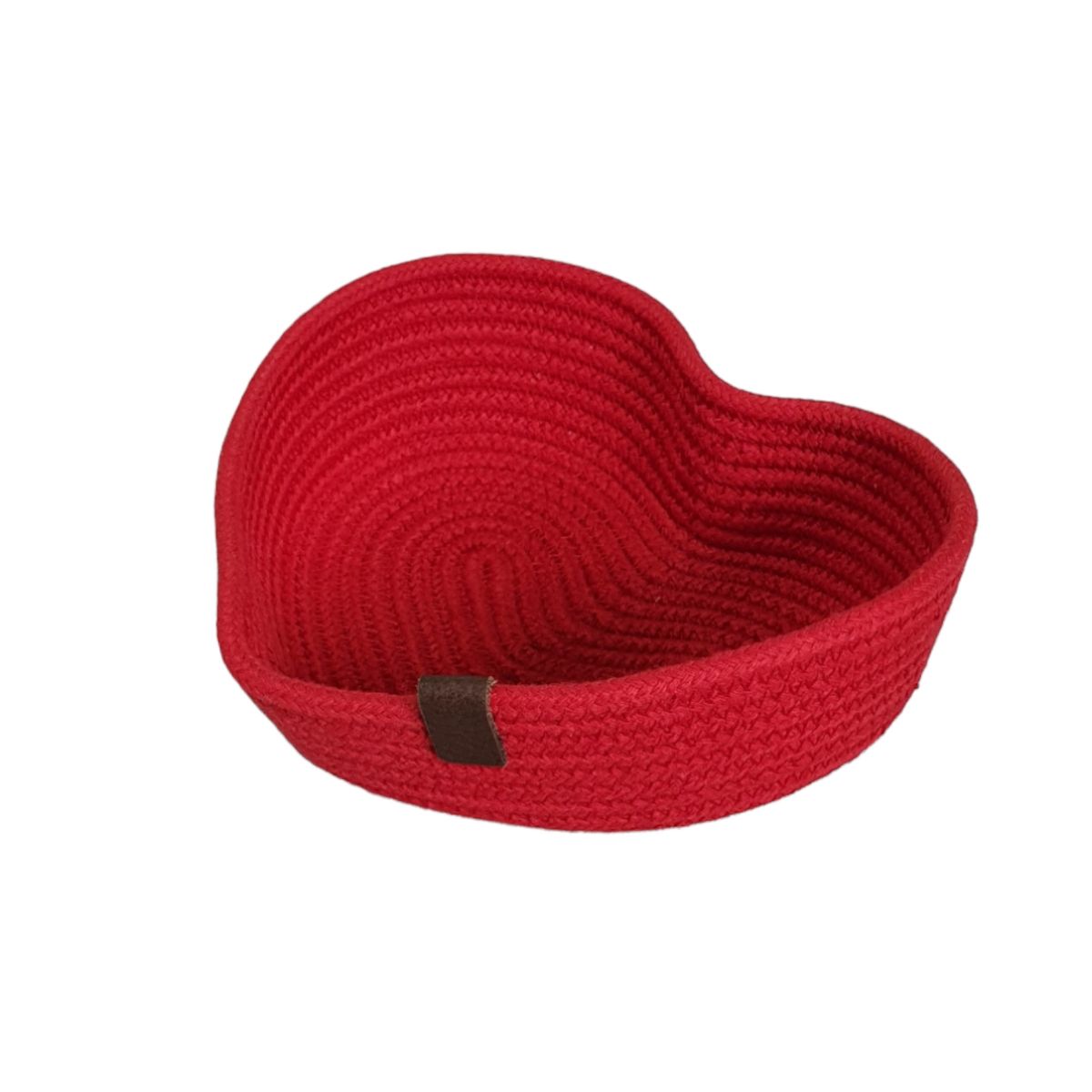 TELARES DE ESTILO - Canasto Corazón - Organizador - Decorativo - Cesta