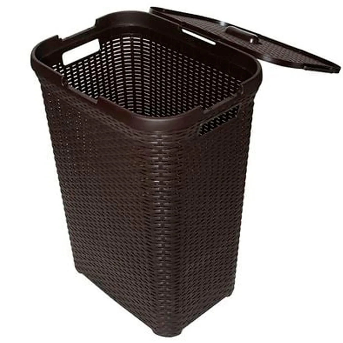 REYPLAST - Cesto de ropa 60 litros Café