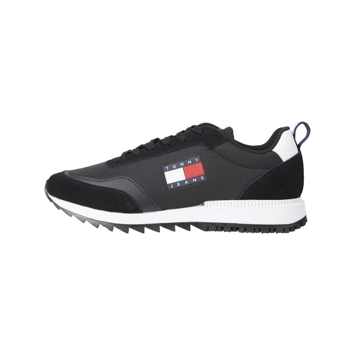TOMMY HILFIGER - Zapatillas Sports Retro Con Suela Dentada Negro Tommy Hilfiger
