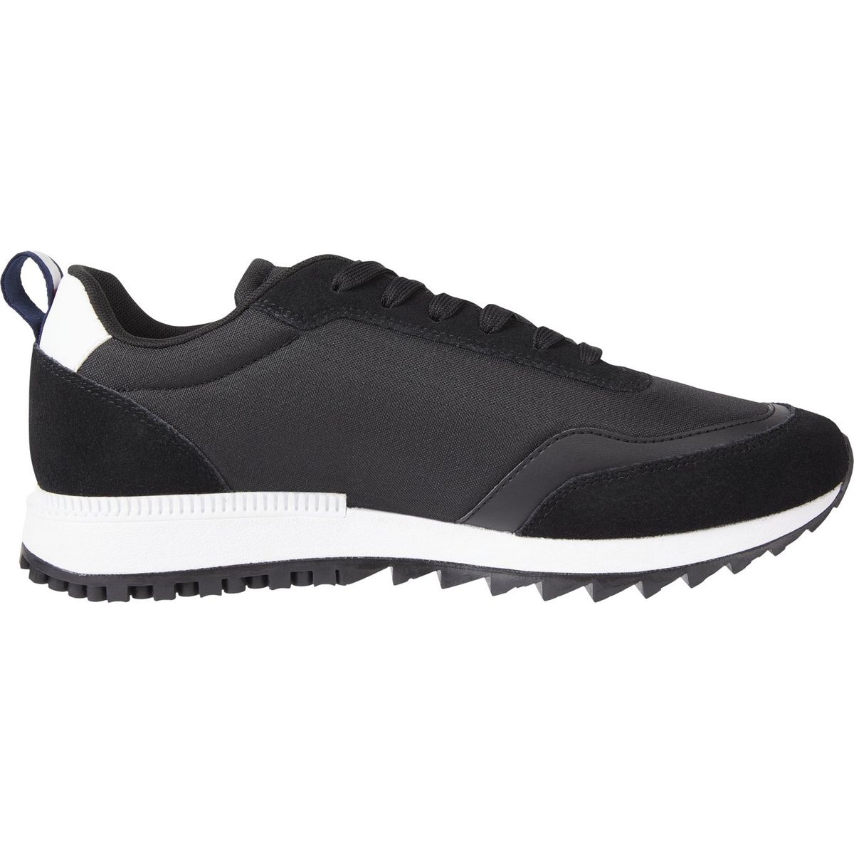 TOMMY HILFIGER - Zapatillas Sports Retro Con Suela Dentada Negro Tommy Hilfiger