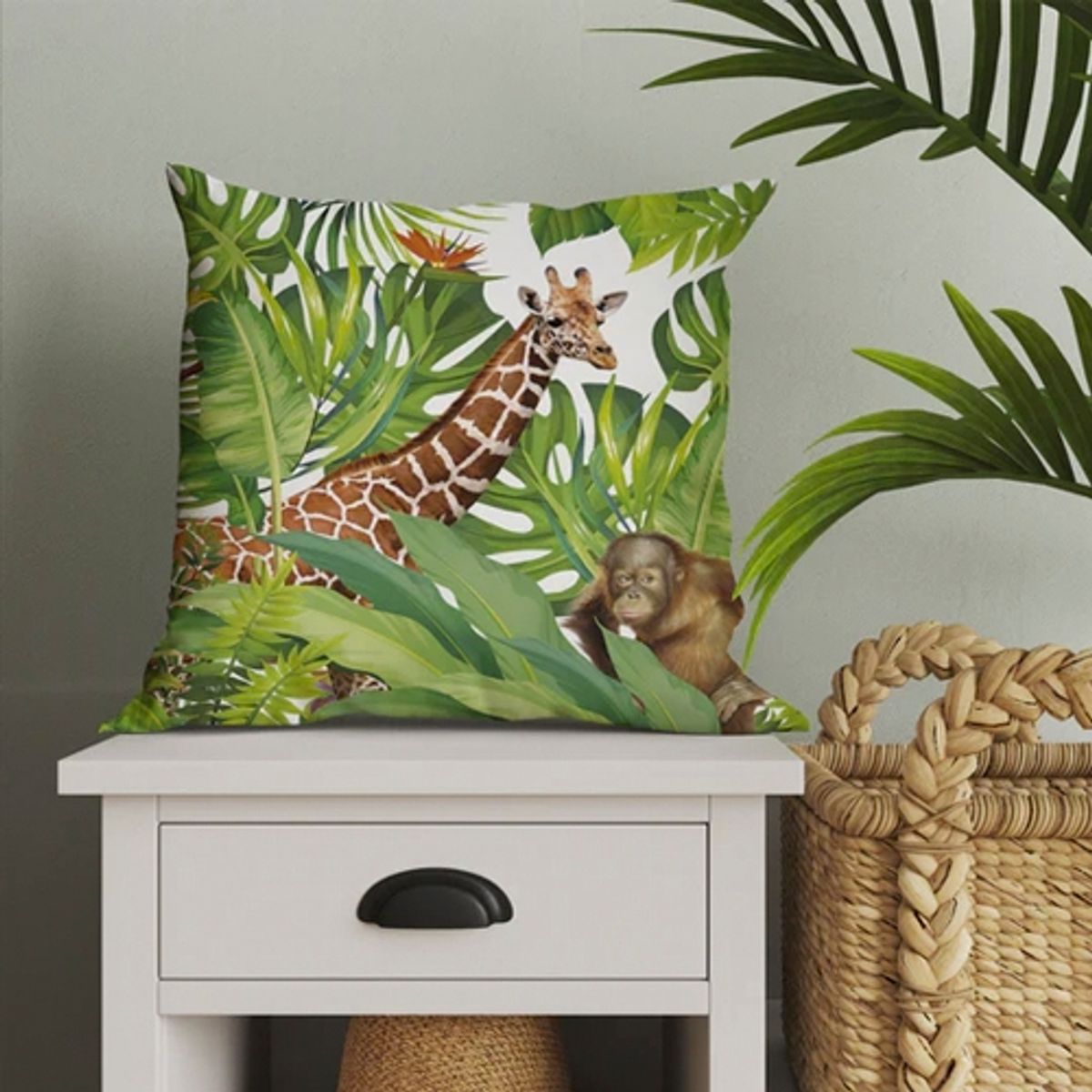 GENERICO - Funda de Cojín Selva - 45 x 45 cms.