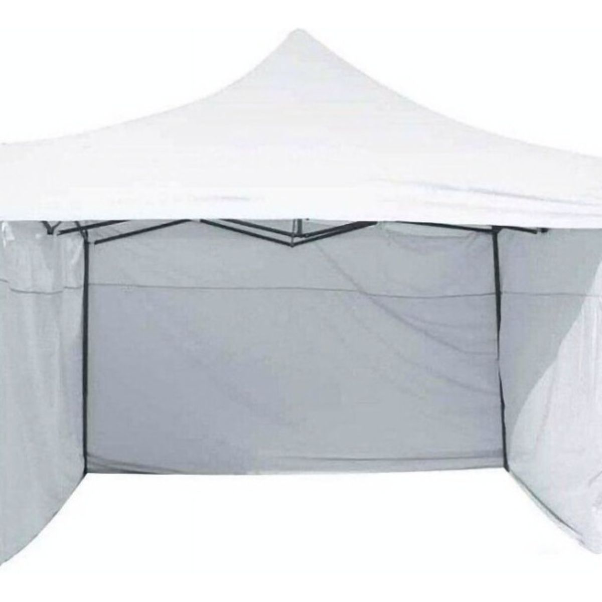 TODODESCUENTO - Toldo Con Pared 3x3mts, Arma Fácil,  , Blanco, Plegable