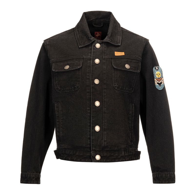 HAKA HONU - Chaqueta Mujer James Jeans Negra Haka Honu