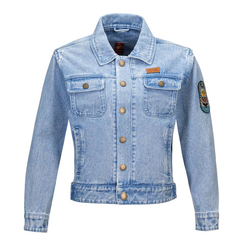 HAKA HONU - Chaqueta Mujer James Jeans Negra Haka Honu