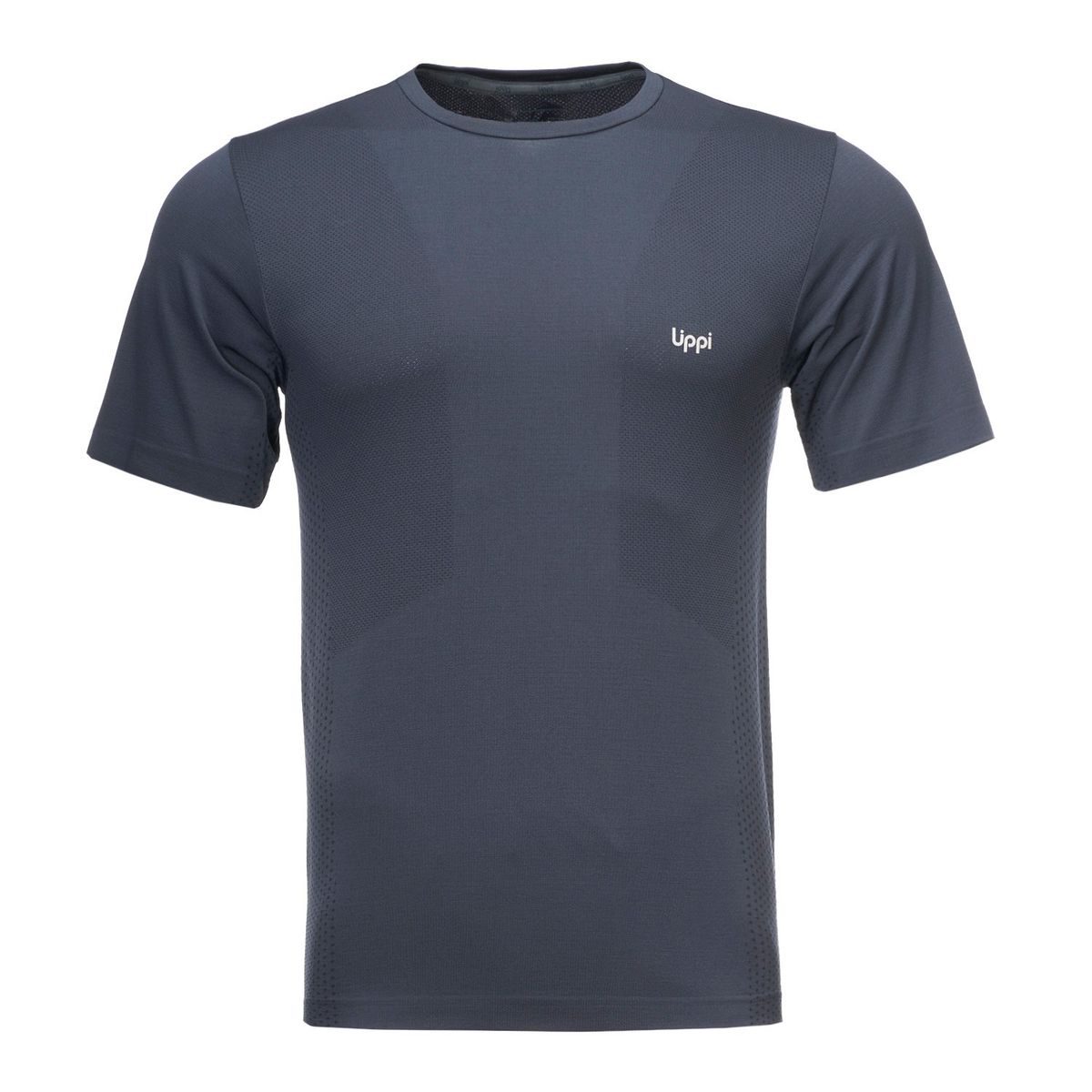 LIPPI - Polera Hombre Challenge Seamless T-Shirt Grafito Lippi