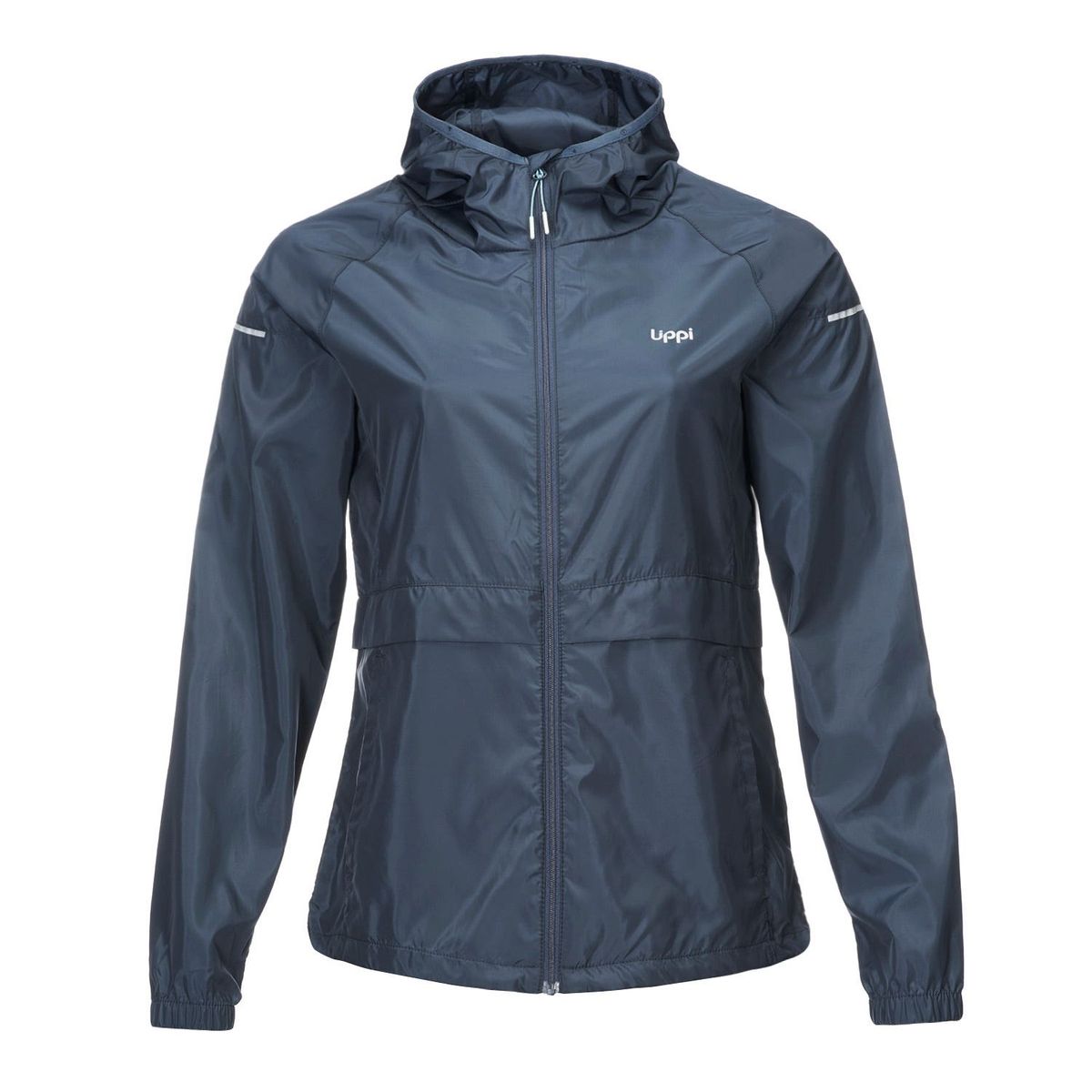 LIPPI - Chaqueta Mujer Nightfall WindBreaker Hoody Jacket Azul Piedra Lippi