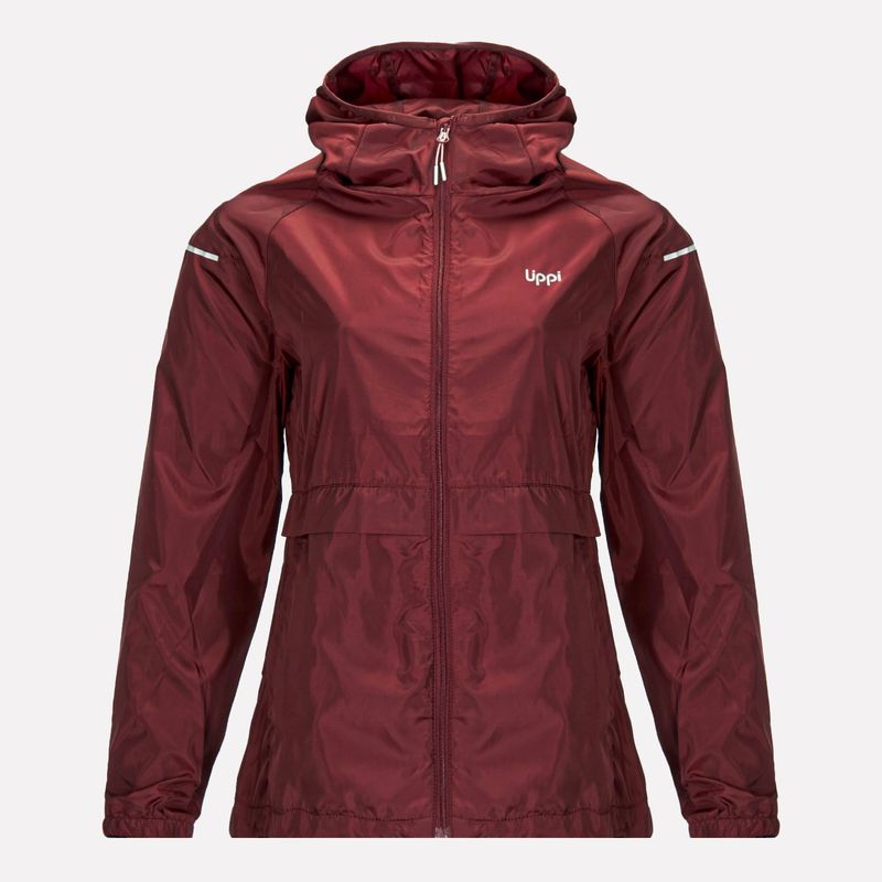 LIPPI - Chaqueta Mujer Nightfall WindBreaker Hoody Jacket Burdeo Lippi