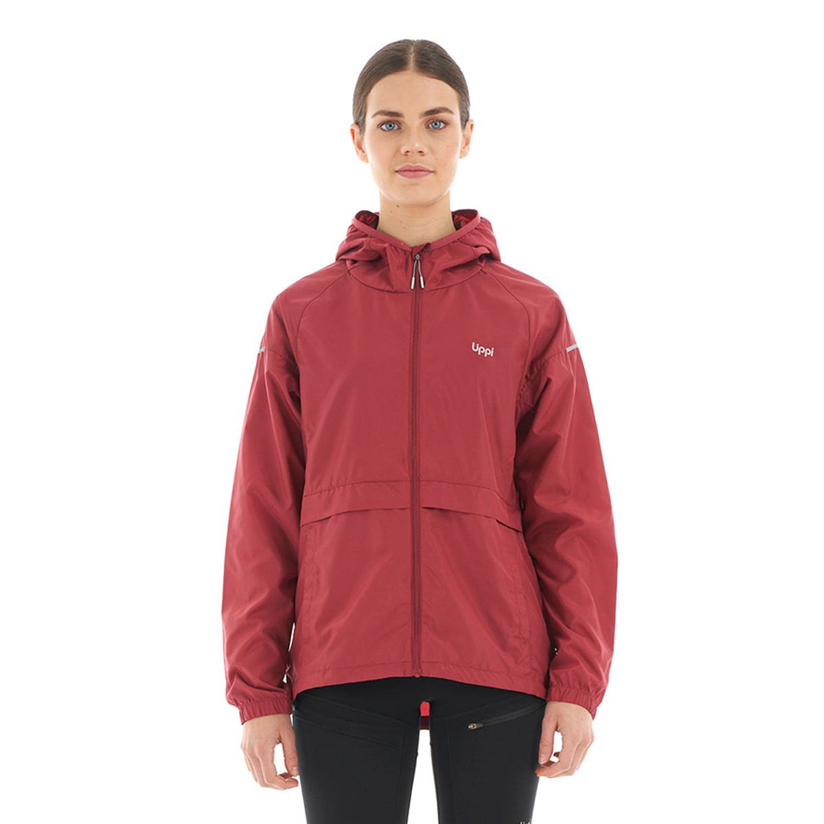 LIPPI - Chaqueta Mujer Nightfall WindBreaker Hoody Jacket Rosa Oscuro Lippi