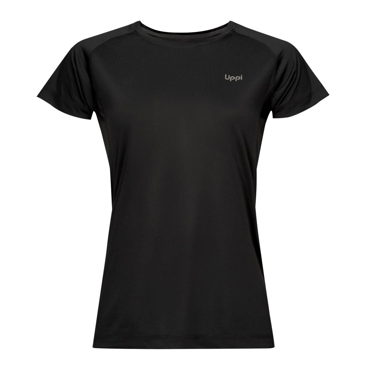 LIPPI - Polera Mujer Core Q-Dry T-Shirt Negro Lippi