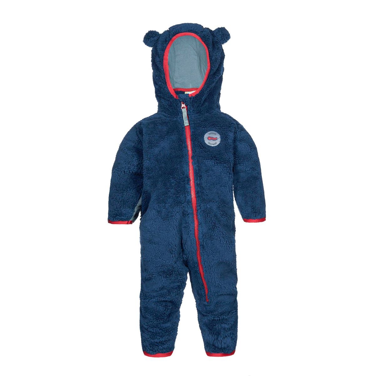 LIPPI - Enterito Baby Boy Bear Shaggy-Pro Onesie Azul Oscuro Lippi