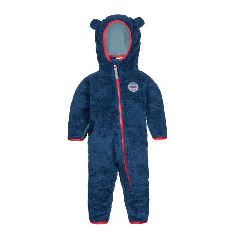LIPPI - Enterito Baby Boy Bear Shaggy-Pro Onesie Azul Oscuro Lippi