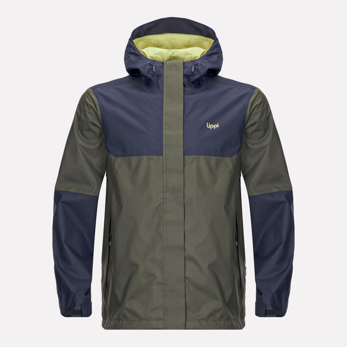 LIPPI - Chaqueta Teen Boy Blizzard B-Dry Hoody Jacket Verde Musgo Azul Marino Lippi