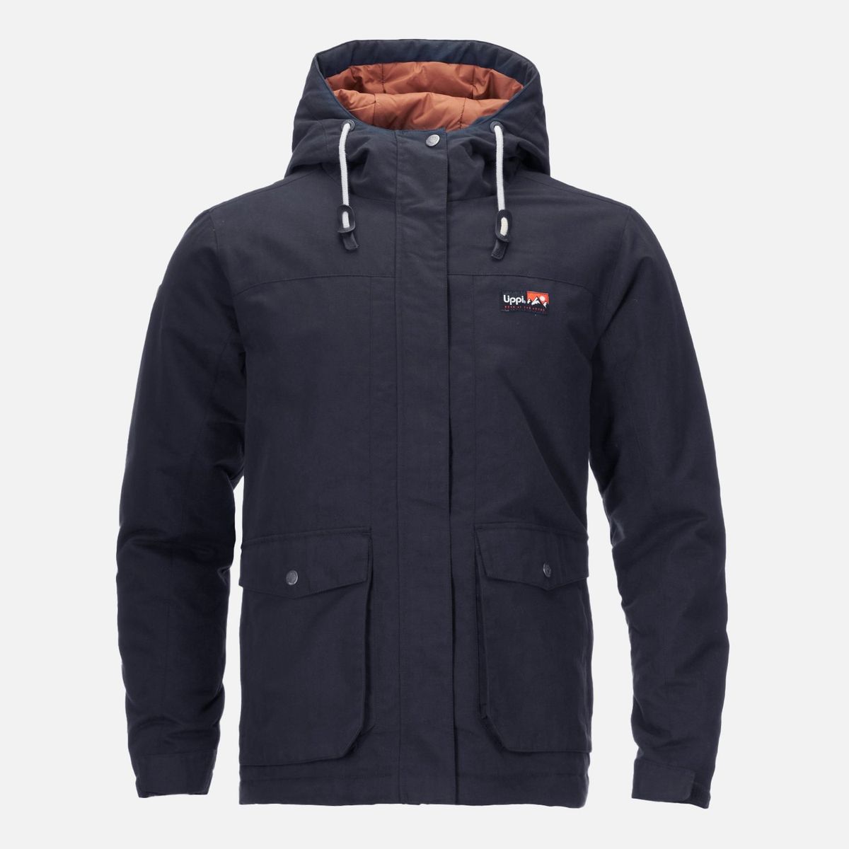 LIPPI - Chaqueta Teen Boy Peumo Canvas Hoody Jacket Oliva Oscuro Lippi