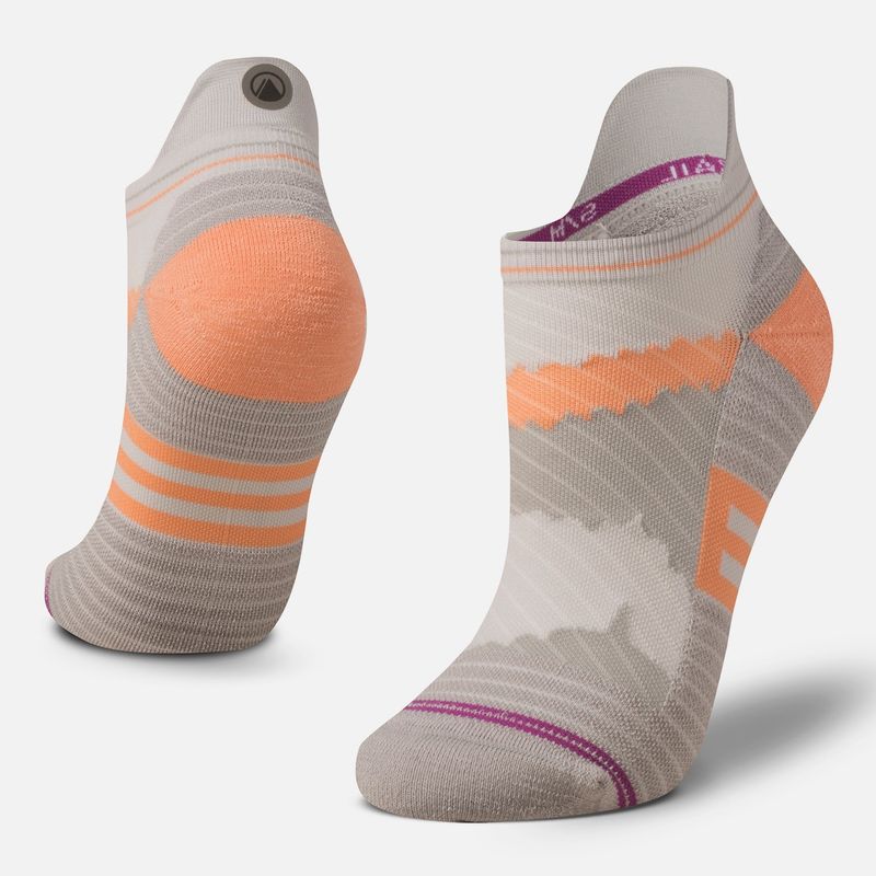 LIPPI - Calcetin Mujer Andes Run Socks Gris Claro Lippi