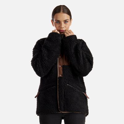 Imagen 2 del producto Chaqueta Mujer Zip-porrito Print Burdeo