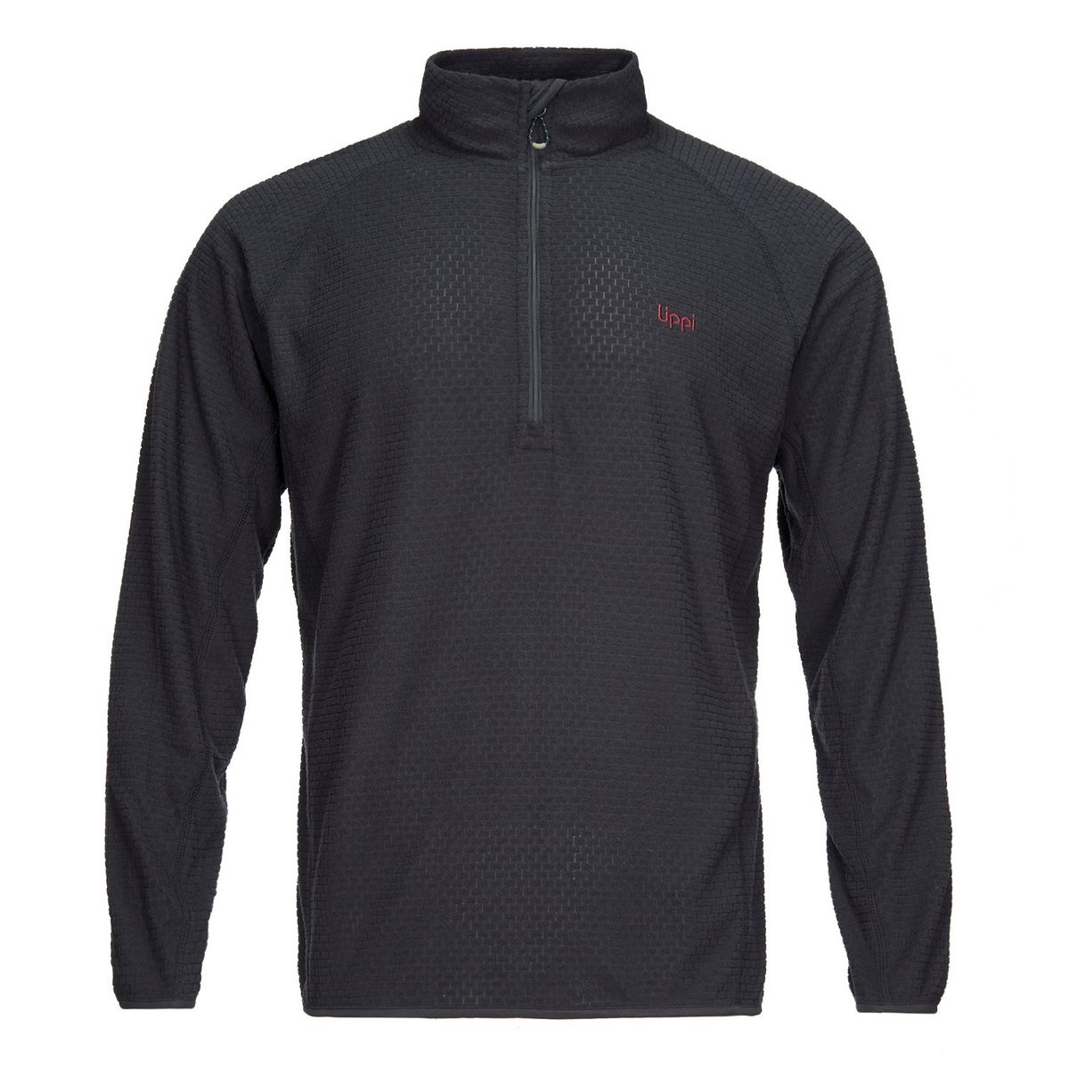 LIPPI - Poleron Hombre Jacaranda Nano-F 14 Zip Grafito Lippi