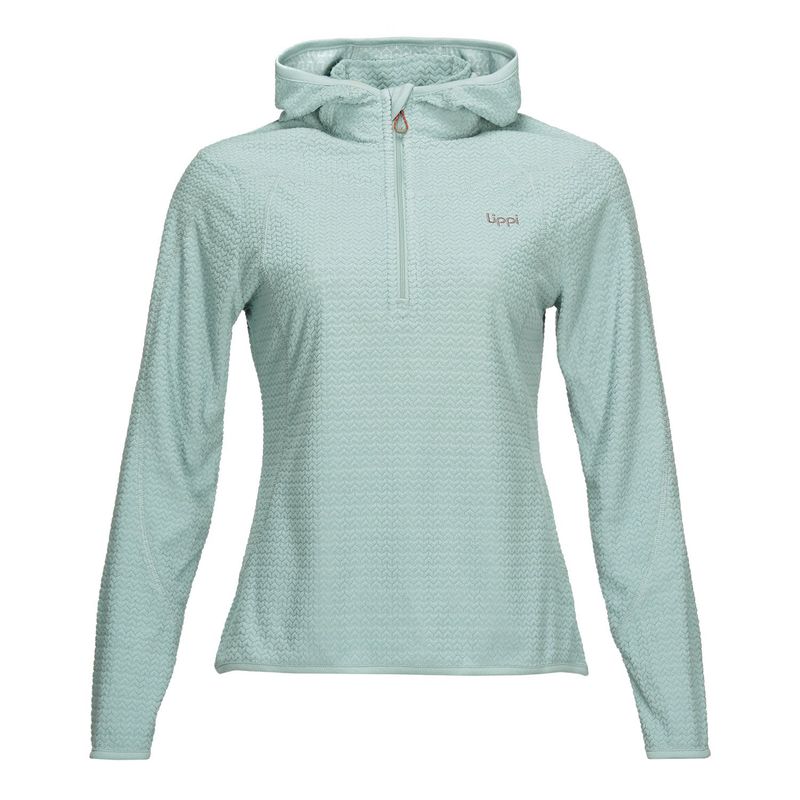 LIPPI - Poleron Mujer Jacaranda Nano-F 14 Zip Hoody Negro Lippi