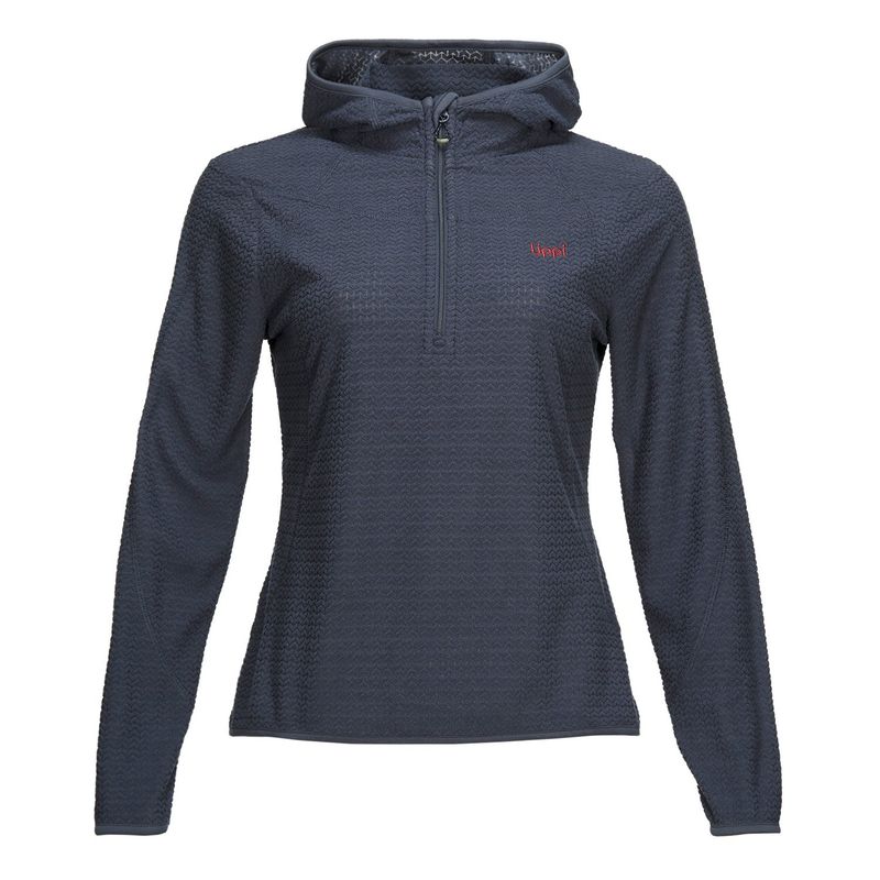 LIPPI - Poleron Mujer Jacaranda Nano-F 14 Zip Hoody Jade Lippi