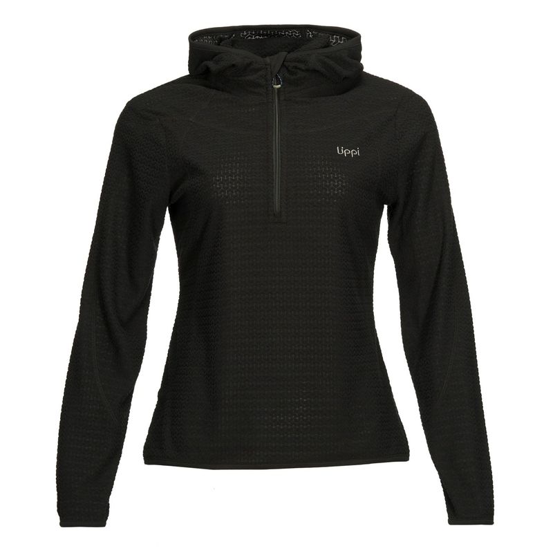 LIPPI - Poleron Mujer Jacaranda Nano-F 14 Zip Hoody Jade Lippi
