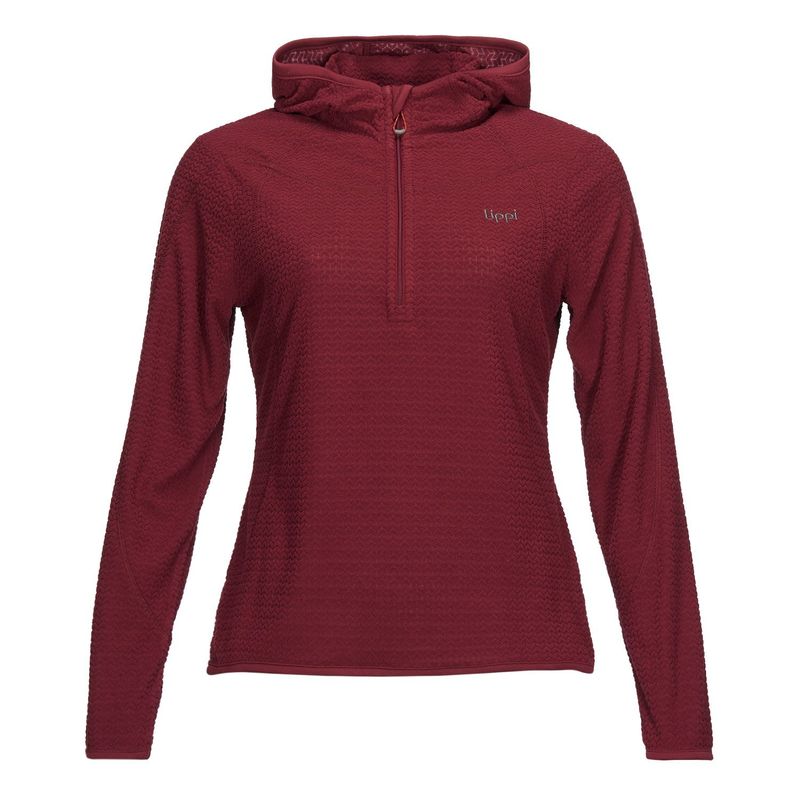 LIPPI - Poleron Mujer Jacaranda Nano-F 14 Zip Hoody Jade Lippi