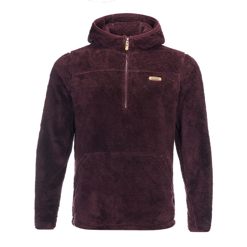 LIPPI - Poleron Hombre Warmy Hoody Sweatshirt Terracota Lippi