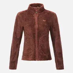 LIPPI - Poleron Mujer Ferret Shaggy-Pro Jacket Vino