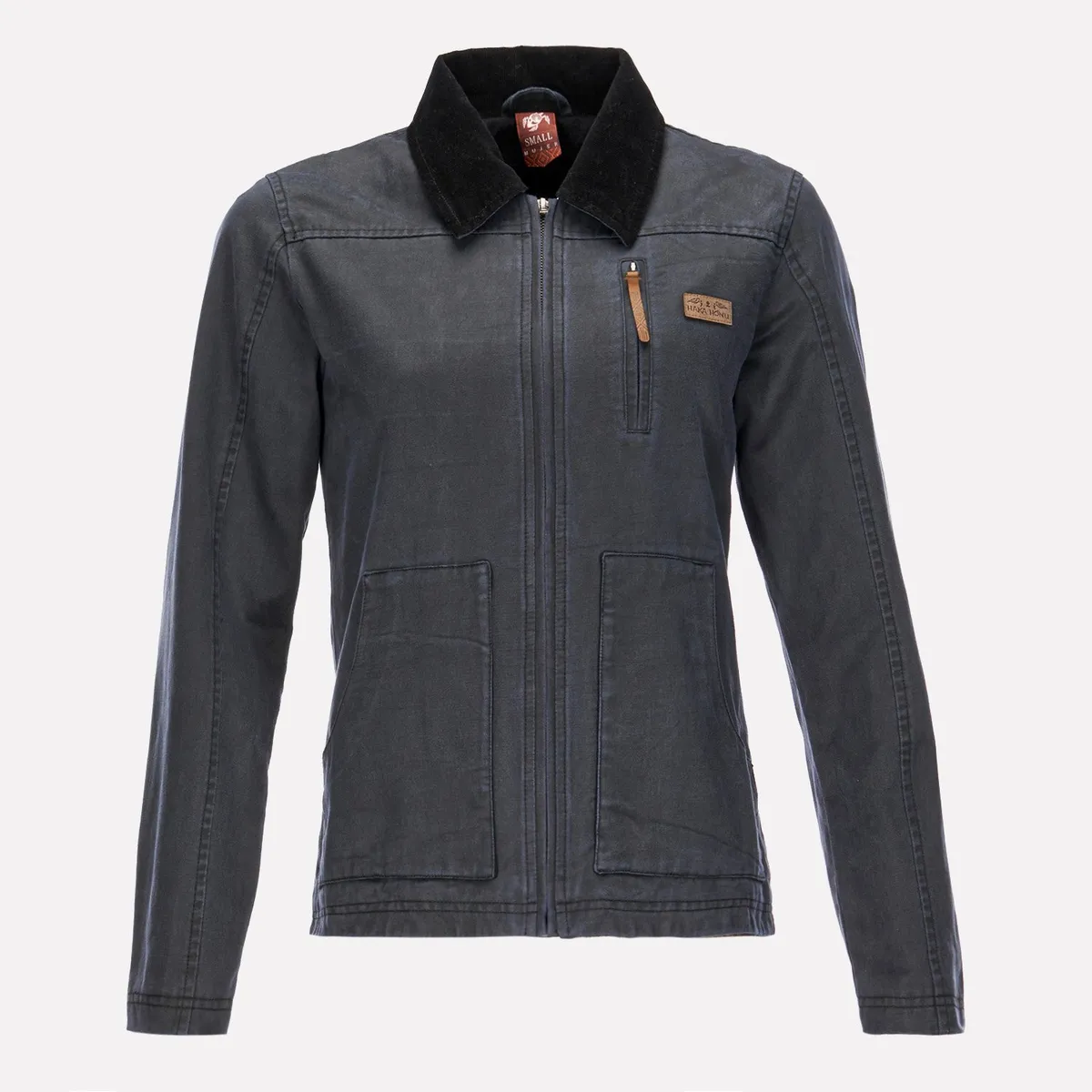 HAKA HONU - Chaqueta Mujer No-cuero Negro Haka Honu