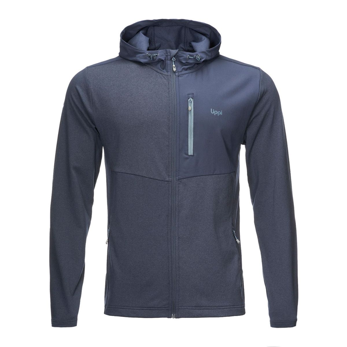 LIPPI - Poleron Hombre Axis Hoody Jacket Azul Noche Lippi