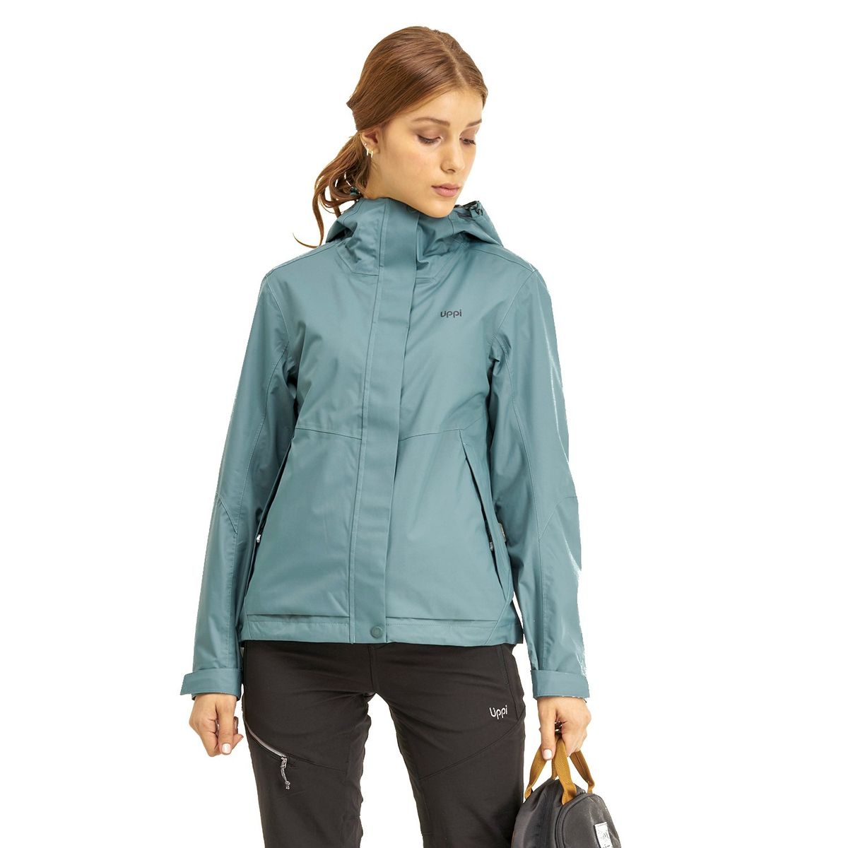 LIPPI - Chaqueta Mujer Blizzard B-Dry Hoody Jacket Turquesa Verde Lippi