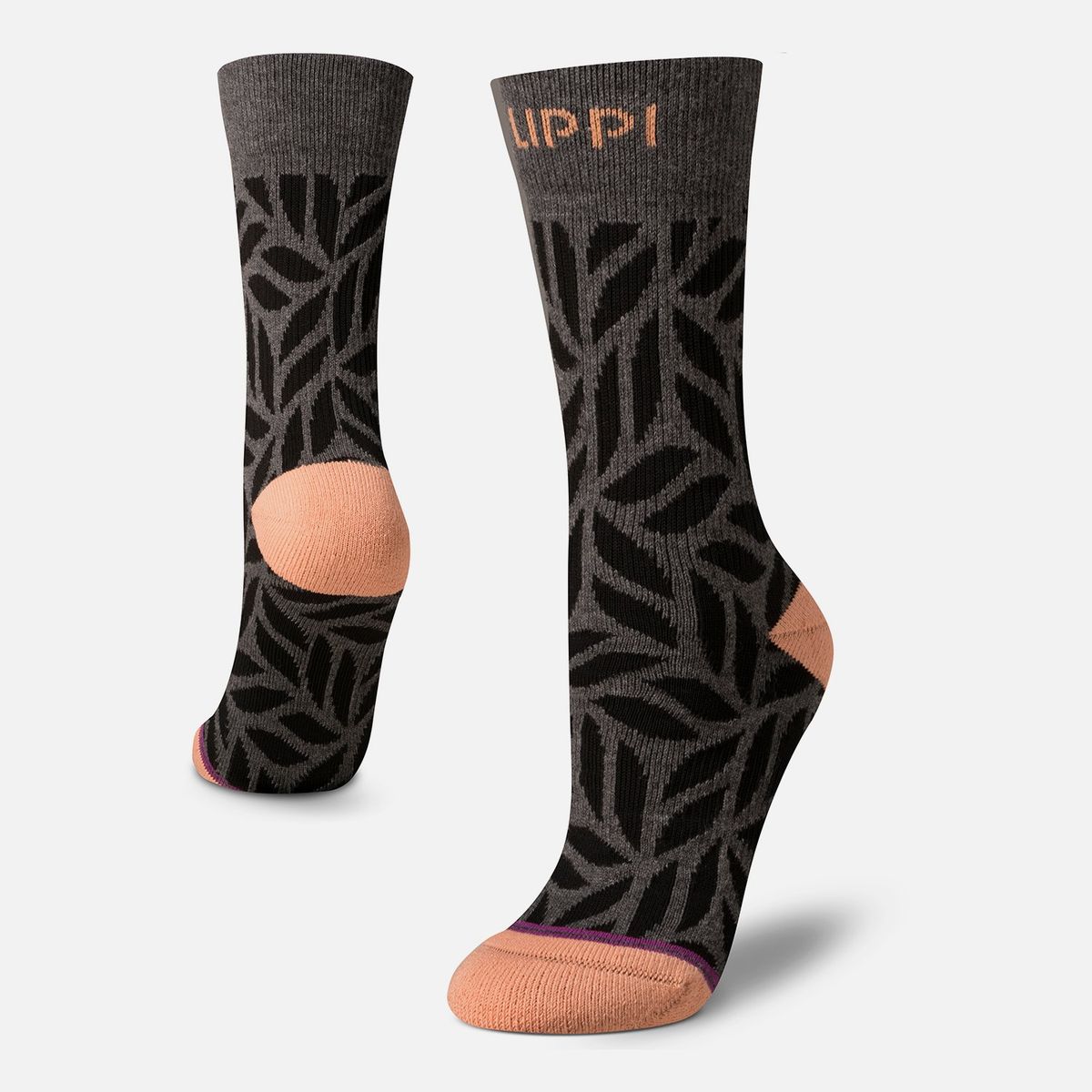 LIPPI - Calcetin Mujer Travel Walk Classic Socks Gris Lippi
