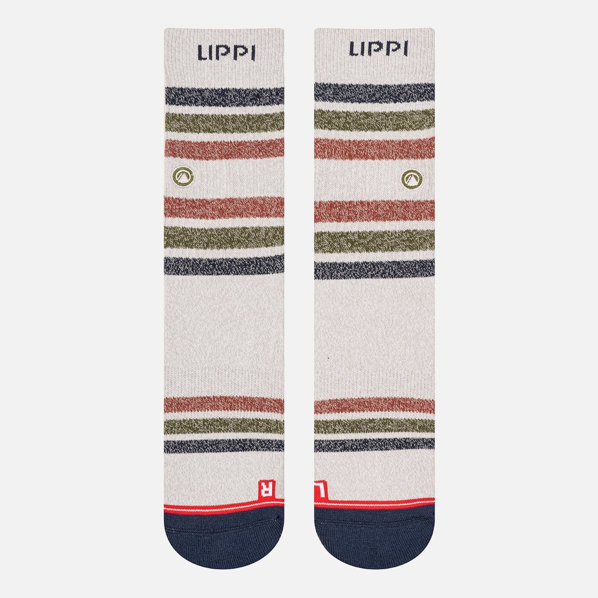 LIPPI - Calcetin Hombre Travel Walk Classic Socks Gris Melange Lippi