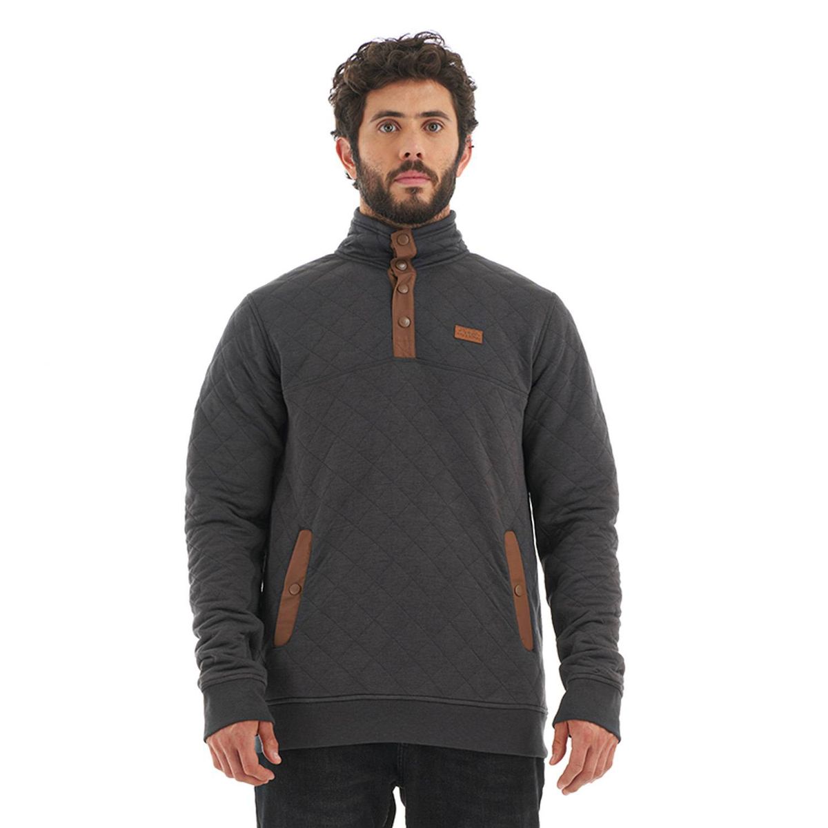 HAKA HONU - Poleron Hombre Tokerau insulado Verde Haka Honu