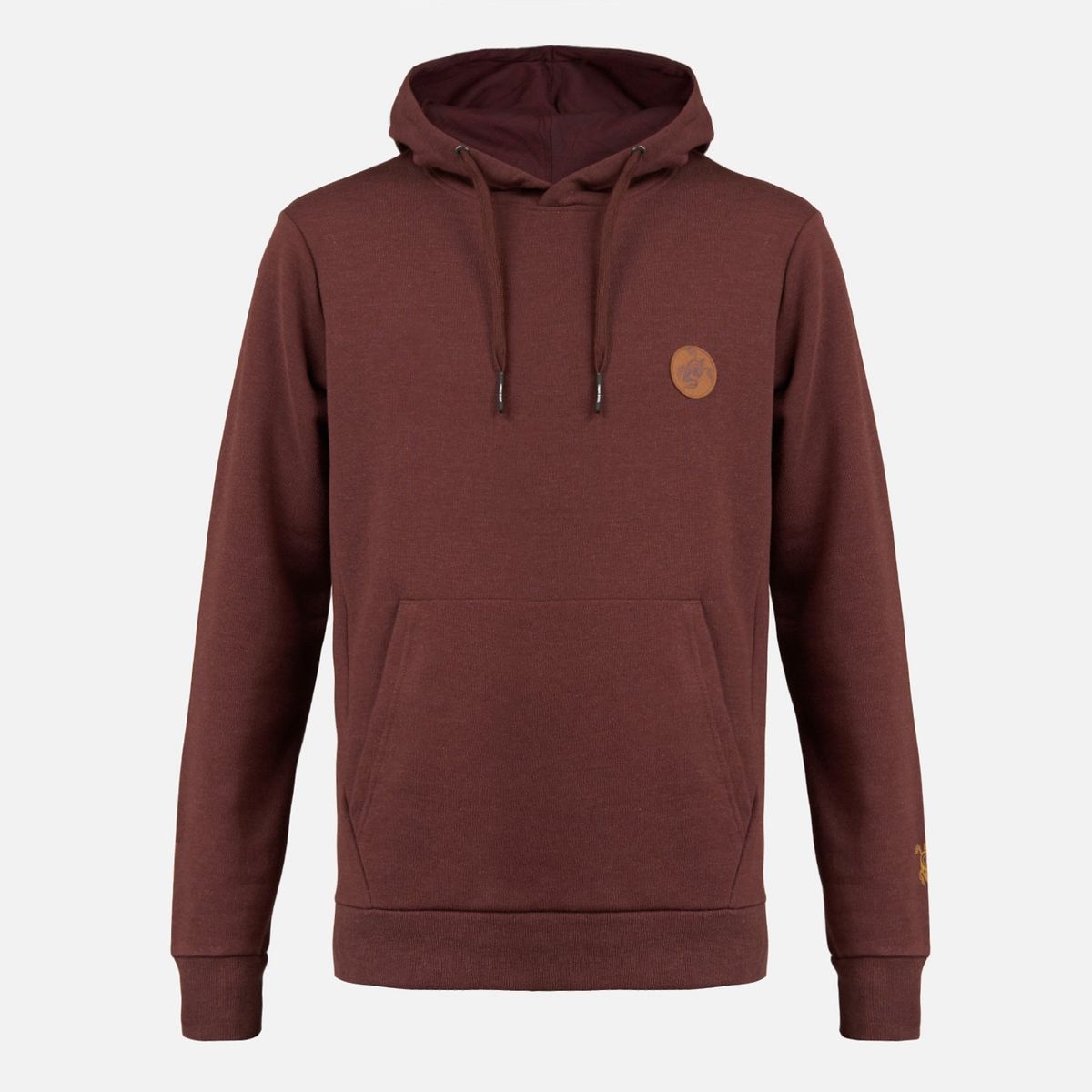 HAKA HONU - Poleron Hombre Canguro Burdeo Haka Honu