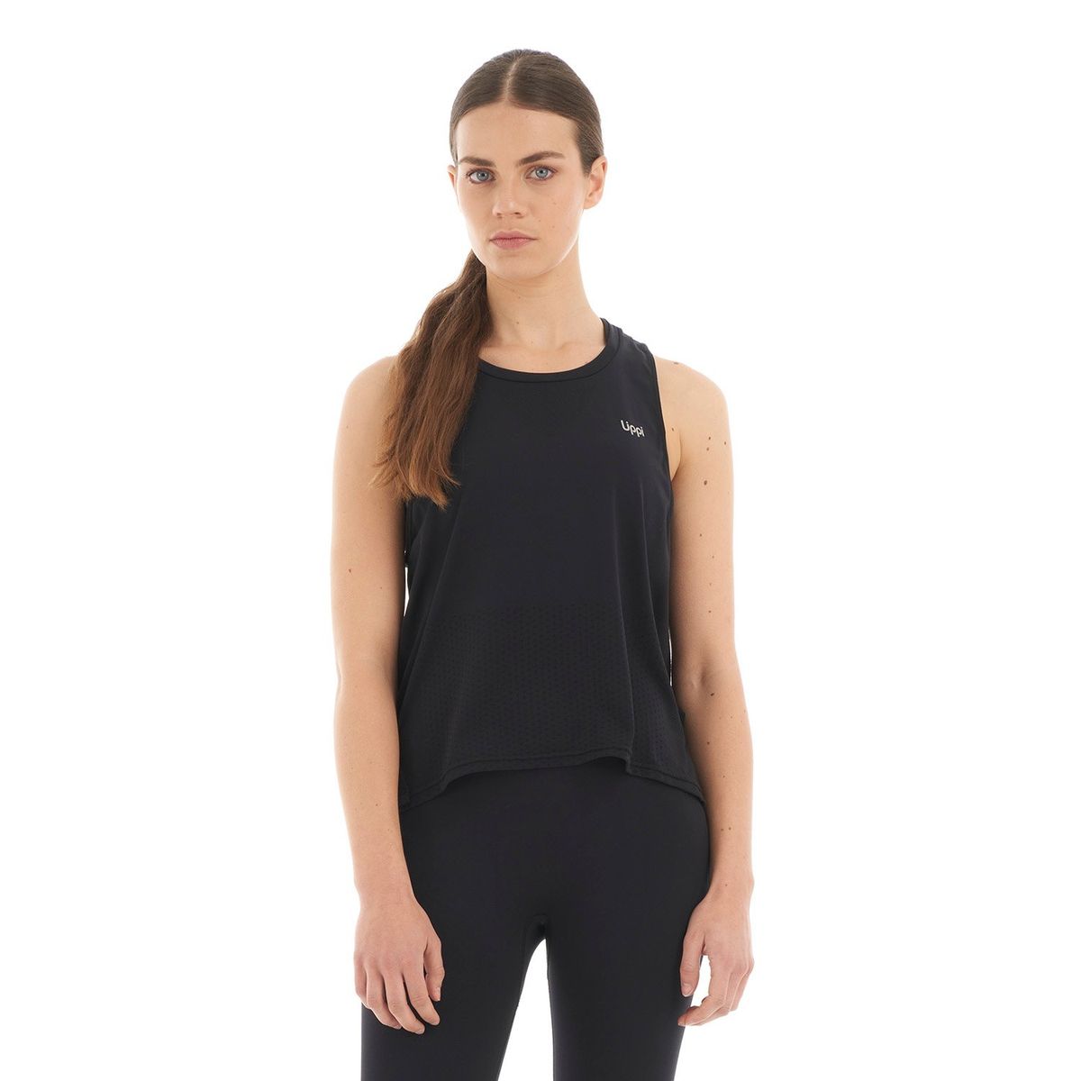 LIPPI - Polera Mujer Breeze Seamless T-Shirt Grafito Lippi