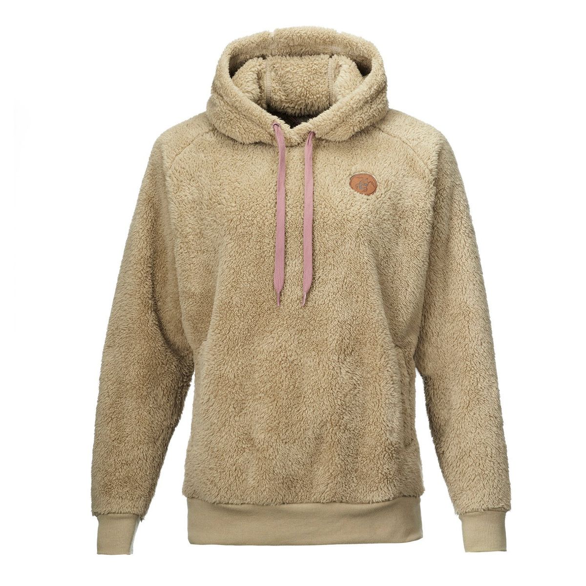 HAKA HONU - Poleron Mujer Cangur-oso Negro Haka Honu