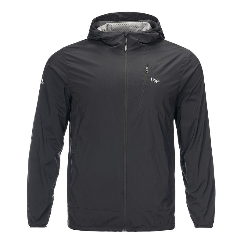 LIPPI - Chaqueta Hombre Spry Windbreaker Nano-F Hoody Jacket Cafe Pardo Lippi