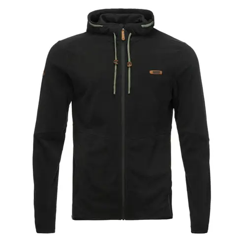 LIPPI - Poleron Hombre Stripes Nano-F Full Zip Hoody Verde