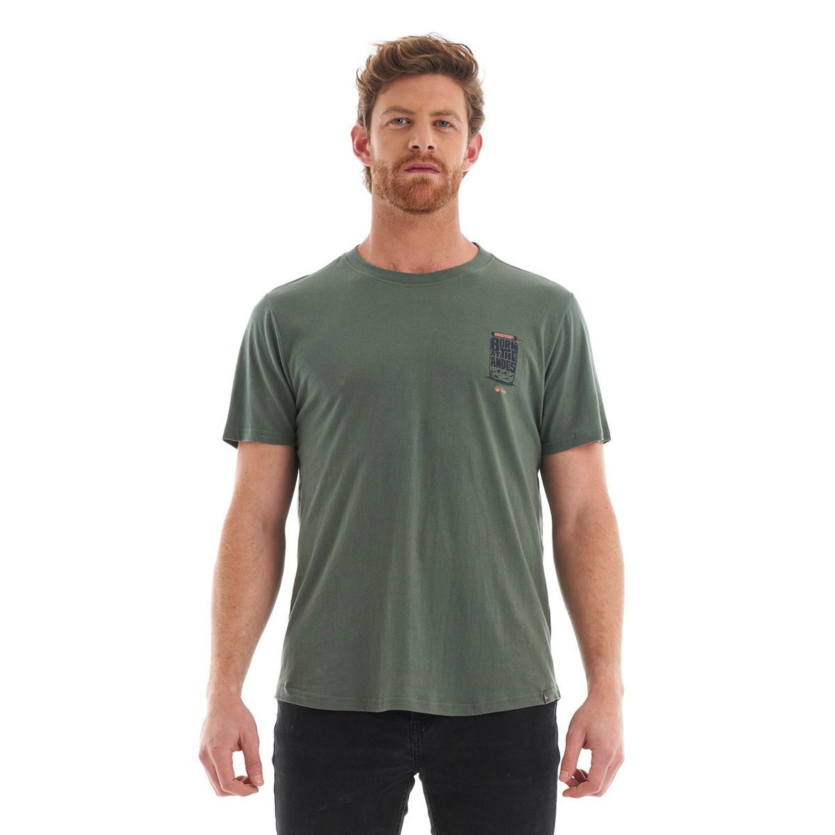 LIPPI - Polera Hombre Flask UV-Stop T-Shirt Lila Lippi