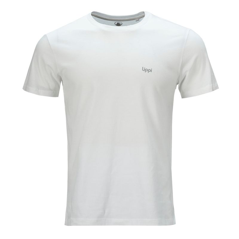 LIPPI - Polera Hombre Crew Organic T-Shirt Negro Lippi