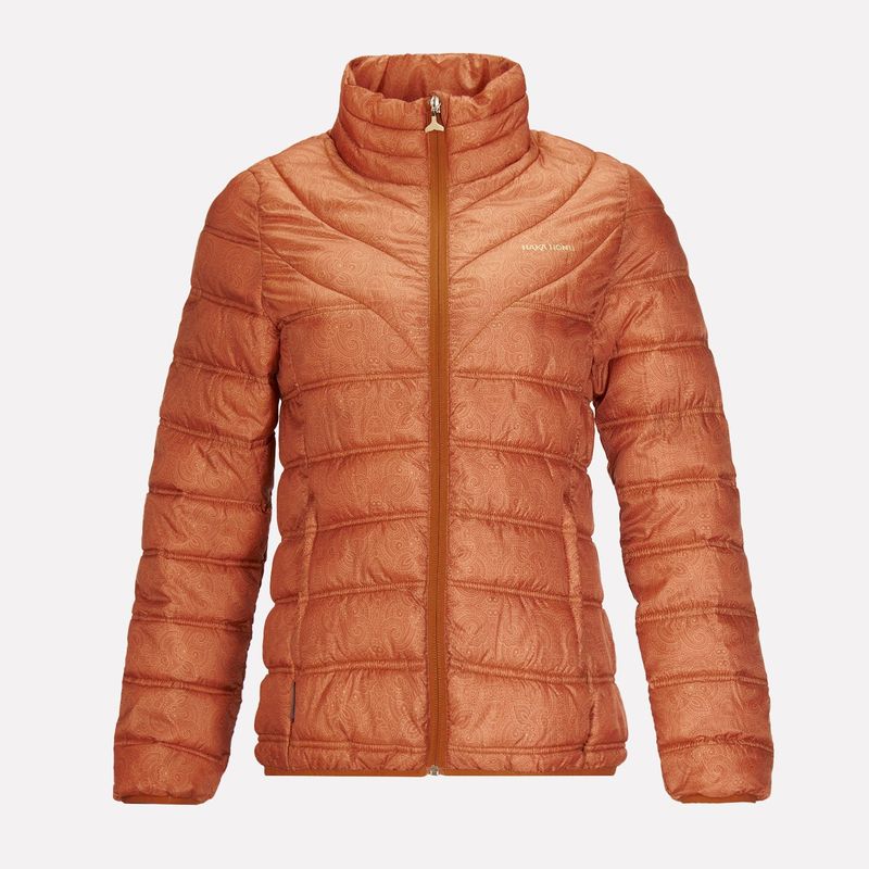HAKA HONU - Chaqueta Mujer Ultraliviana Print Damasco Haka Honu