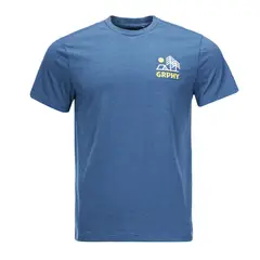 GEOGRAPHY - Polera Hombre Liquen Celeste