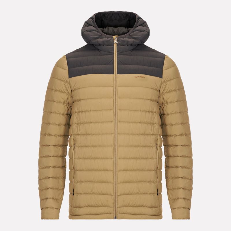 HAKA HONU - Chaqueta Hombre Infiernillo Con Gorro Grismostaza Haka Honu