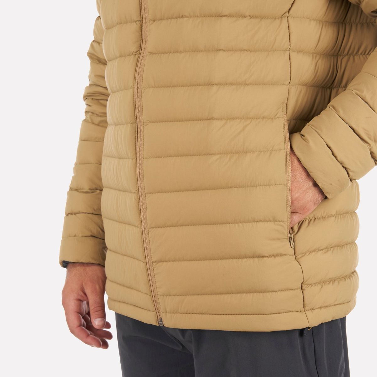 HAKA HONU - Chaqueta Hombre Infiernillo Con Gorro Grismostaza Haka Honu