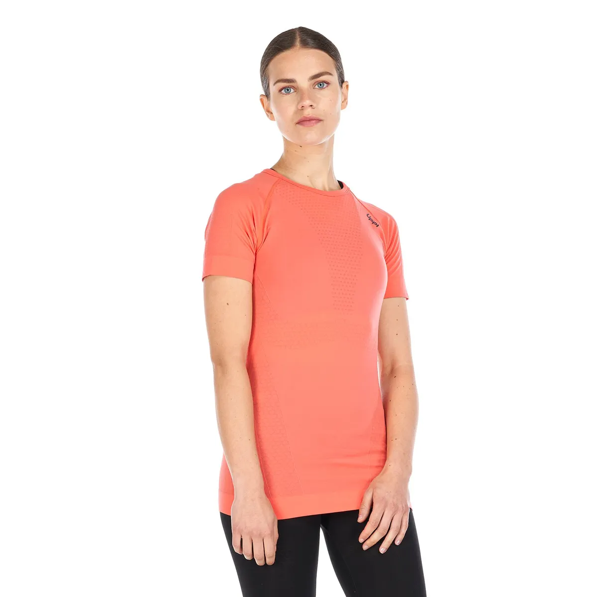 LIPPI - Primera Capa Mujer Skintec 1000 Seamless Short Sleeve Negro Lippi