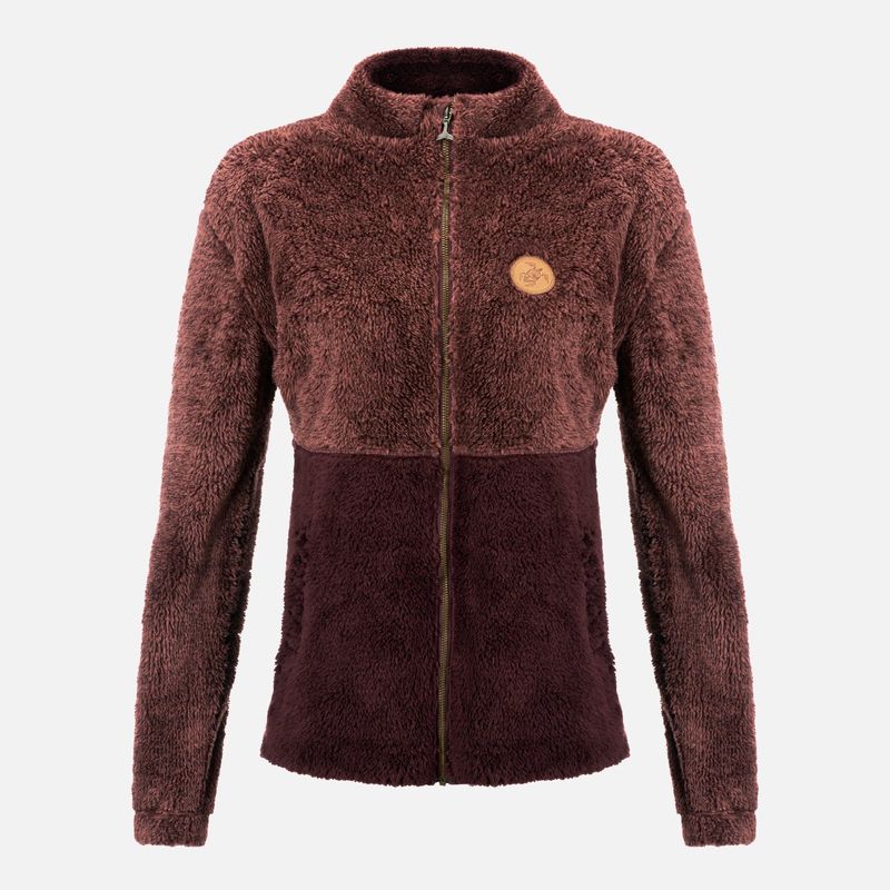 HAKA HONU - Chaqueta Mujer Caluro-sin Print Verde Haka Honu