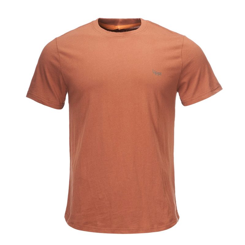 LIPPI - Polera Hombre Terra UV-Stop T-Shirt Terracota Lippi