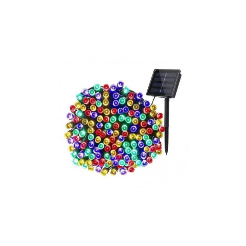 GENERICO - Luces Solares Guirnalda 10 Metros 100 Led multicolor