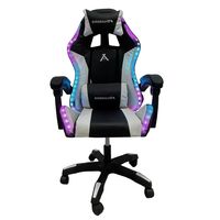 Silla gamer Ikonic Blanca con Negro