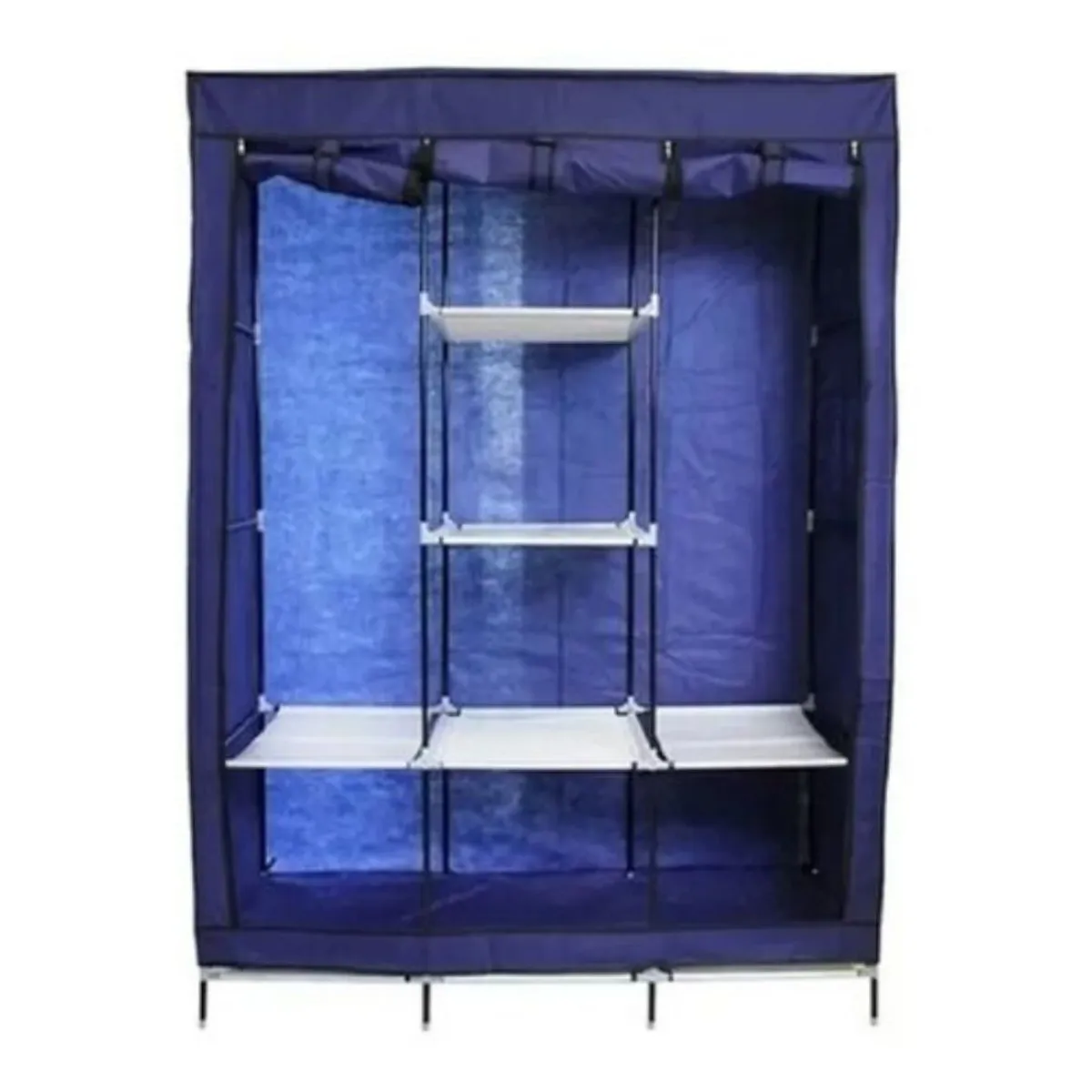 GENERICO - Armario Closet Ropero Armable Grande Azul