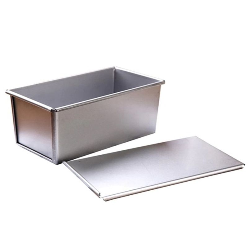 IMAHE - Molde De Pan Aluminio Con Tapa 32X10X12 Cm IMAHE